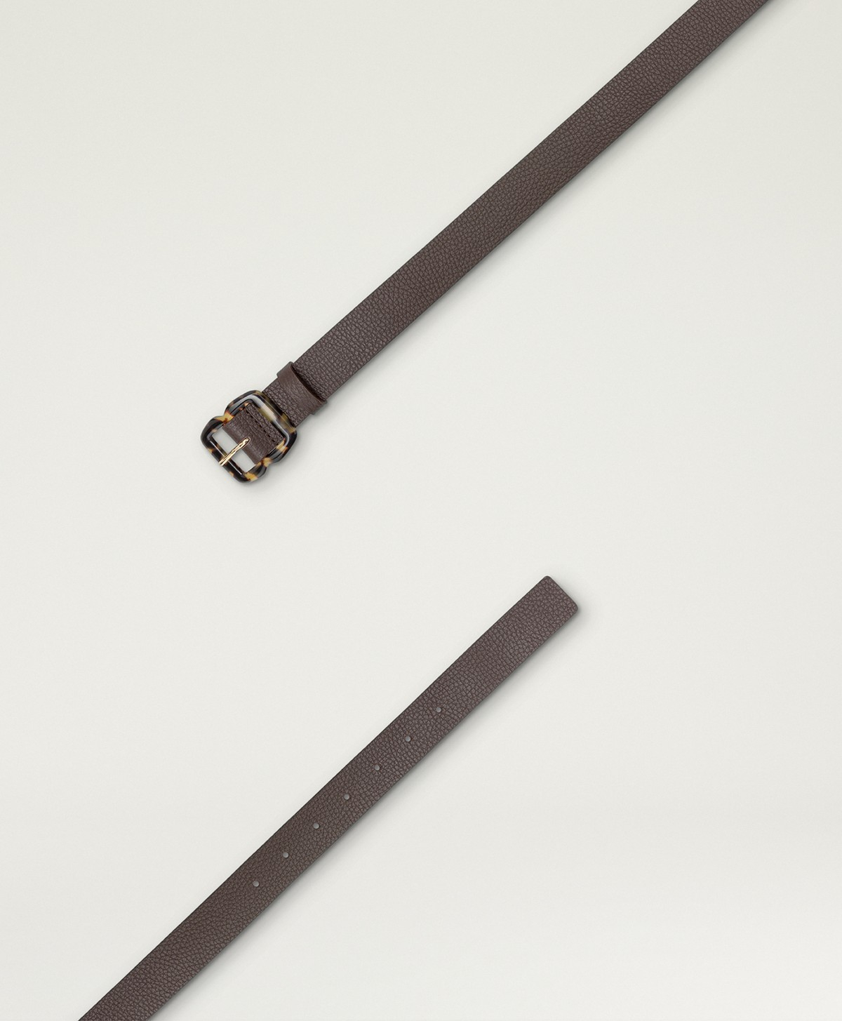 MAYA LEATHER BELT - BROWN - Momonì