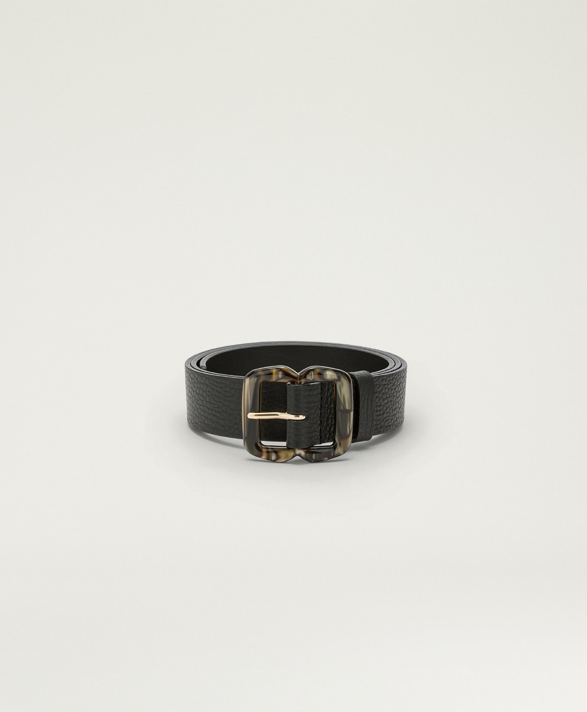 CEINTURE MAYA EN CUIR - NOIR - Momonì