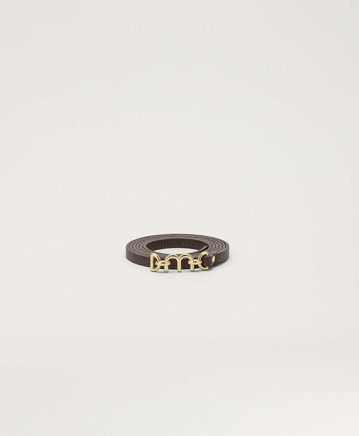 CEINTURE FARREL EN CUIR - MARRON - Momonì