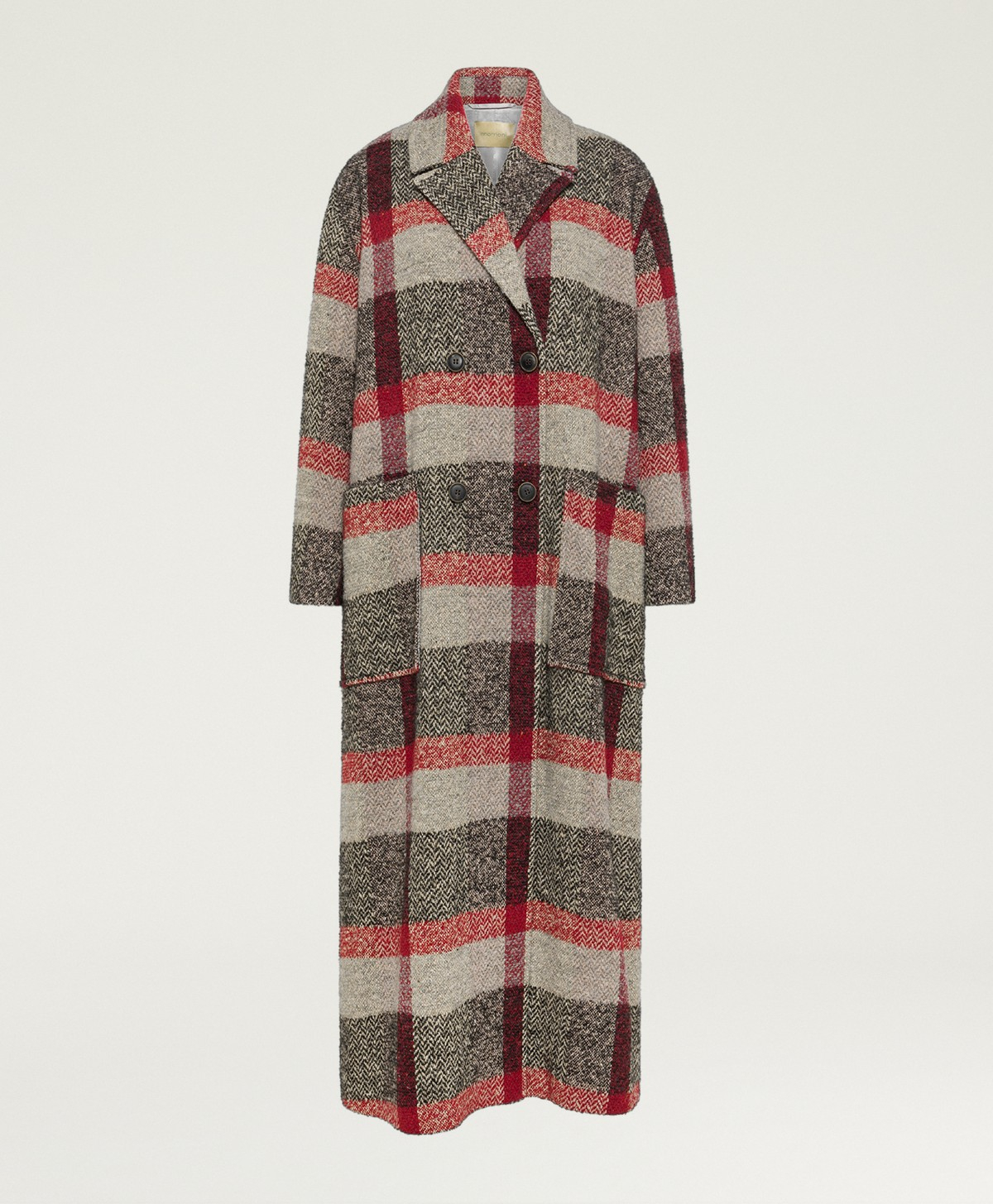 WILLIAM COAT IN MAXI CHECK BOUCLE WOOL - MULTICOLOR - Clothing - Momonì