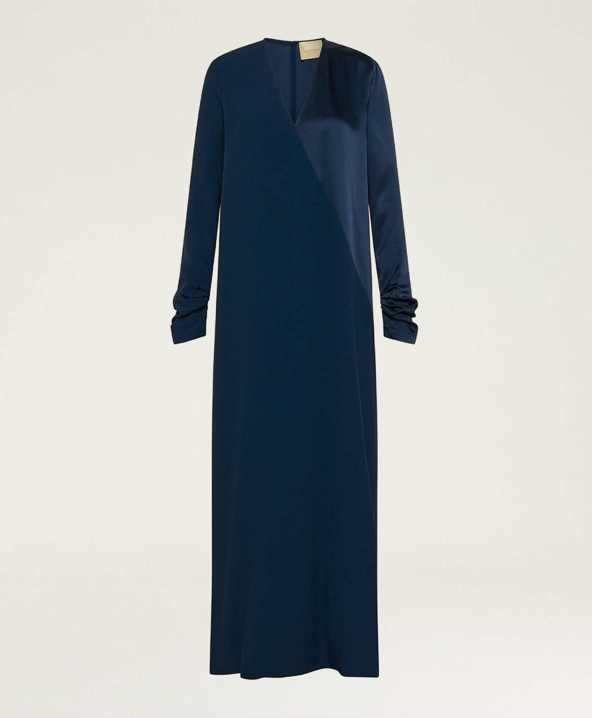 ROBE ROSE EN ENVERS SATIN - ENCRE - Momonì