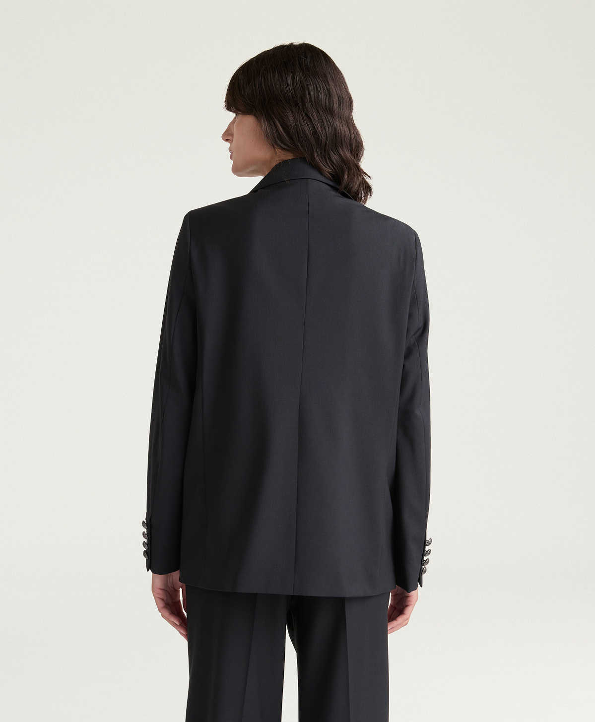 VESTE ODO EN LAINE FROIDE BI-STRETCH - NOIR - Momonì