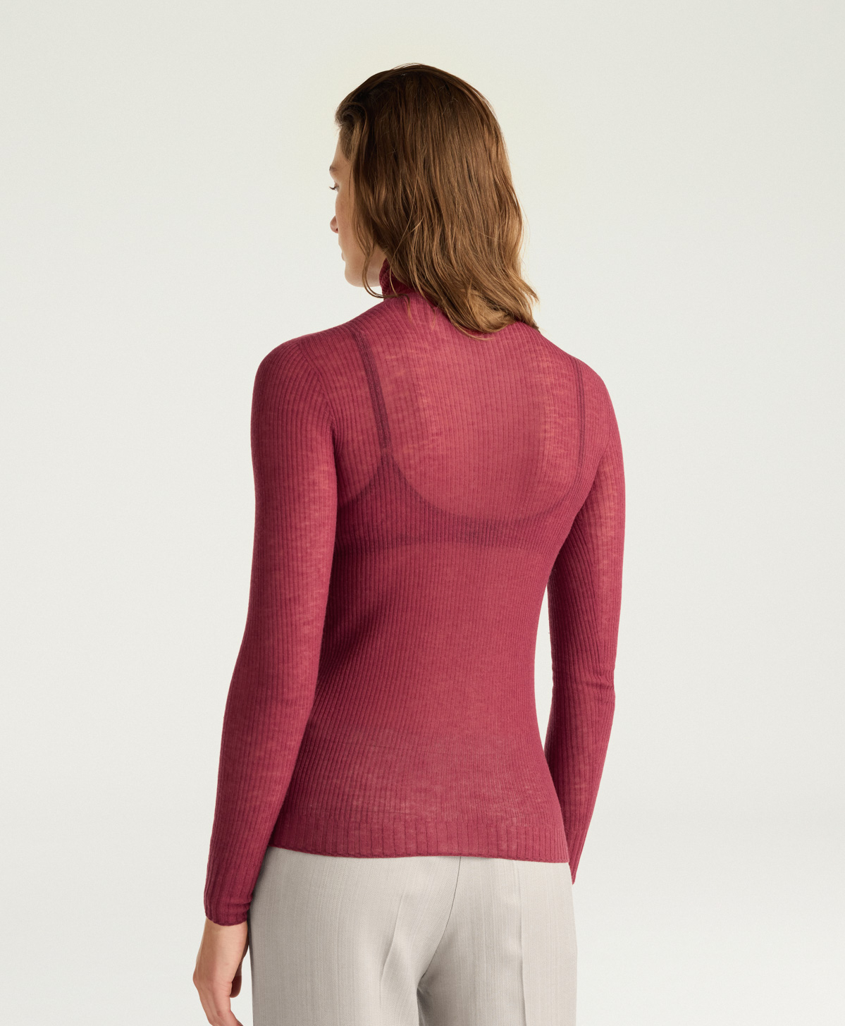 DAISY SWEATER IN SUPERSOFT WOOL - BRICK - Momonì