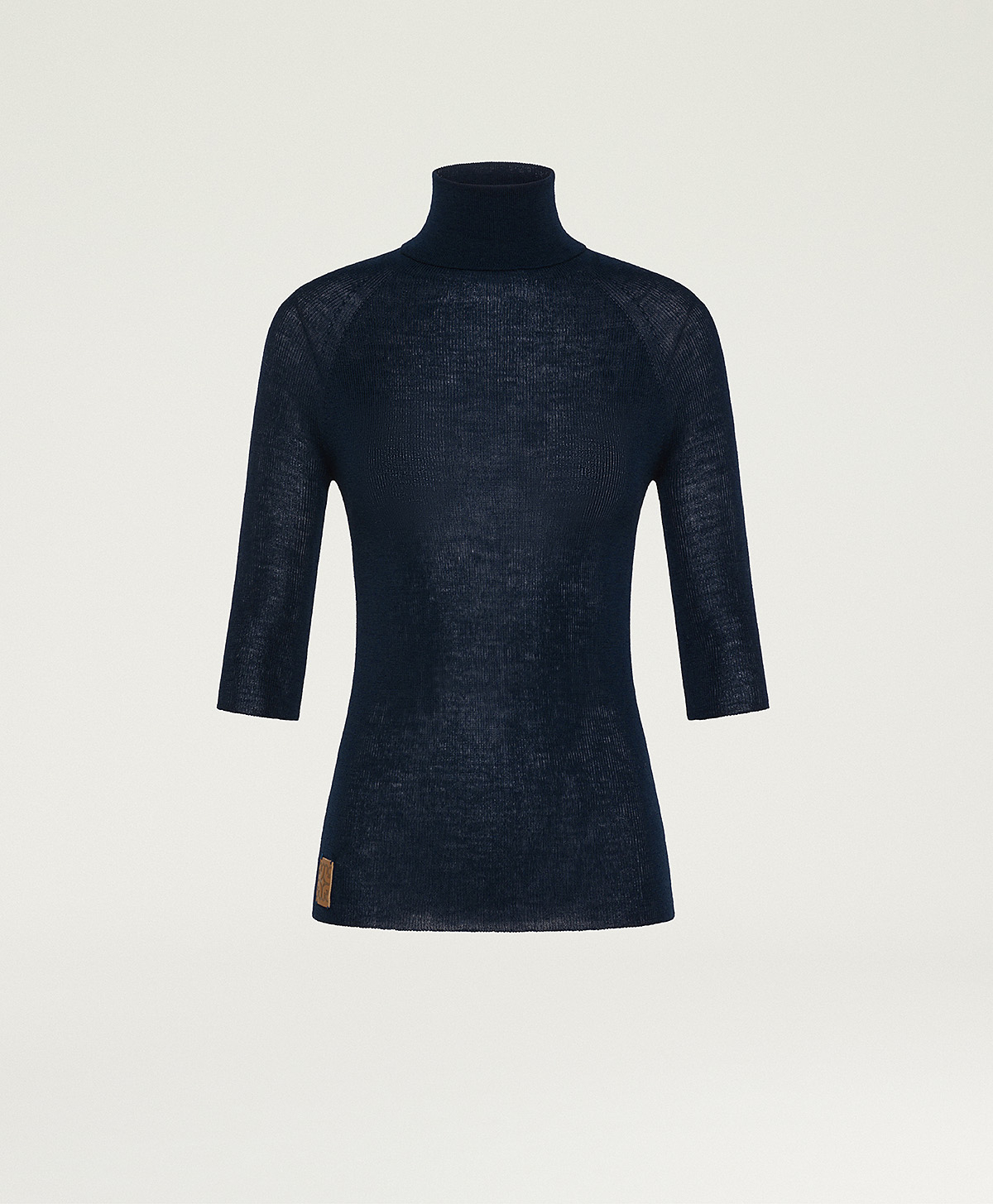 HARDY SWEATER IN MERINO WOOL - NIGHT BLUE - Momonì