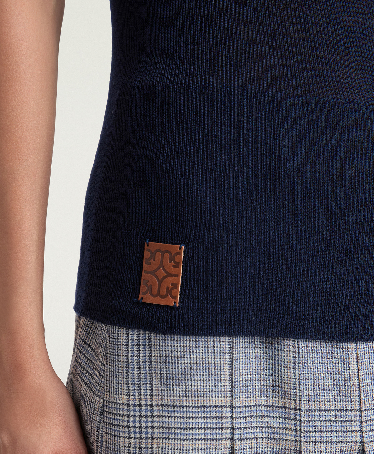 HARDY SWEATER IN MERINO WOOL - NIGHT BLUE - Momonì