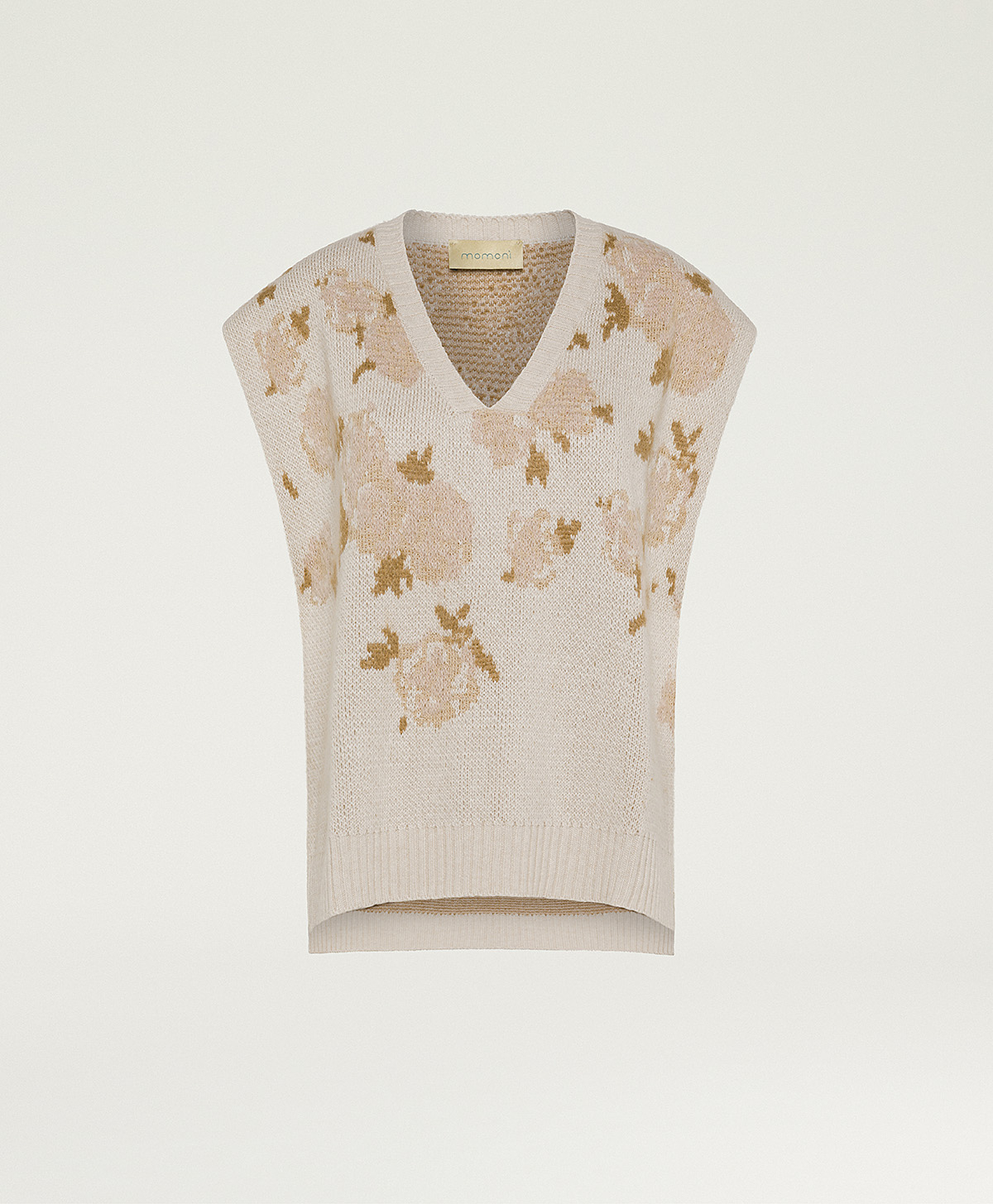 GILET POPPY EN JACQUARD - MULTICOLORE POUDRE - Momonì