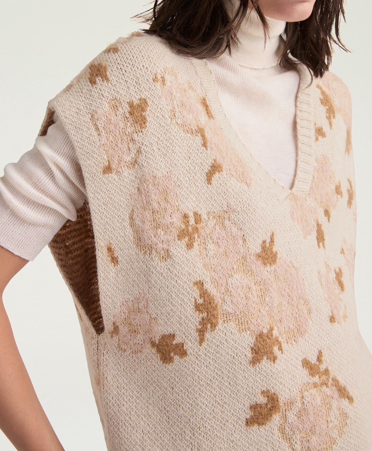 GILET POPPY IN JAQUARD - MULTICOLOR CIPRIA - Momonì