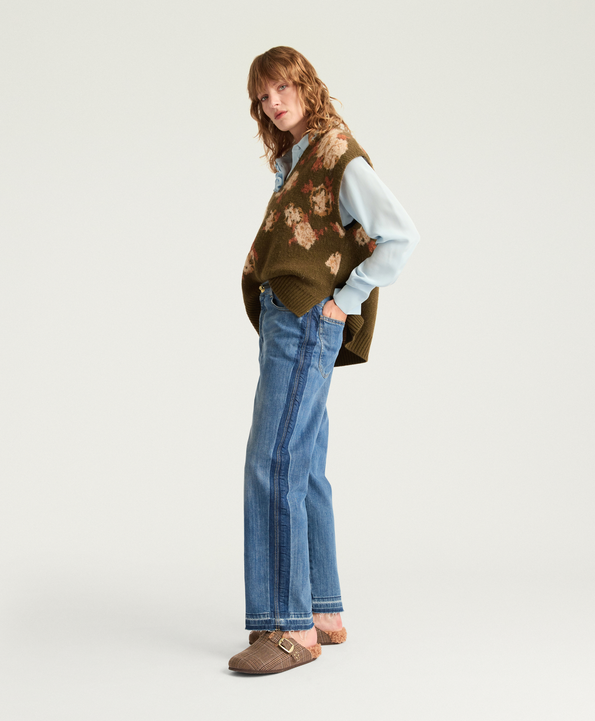 AIDAN PANTS IN 10 0Z INDIGIO DENIM - BLUE JEANS - Momonì