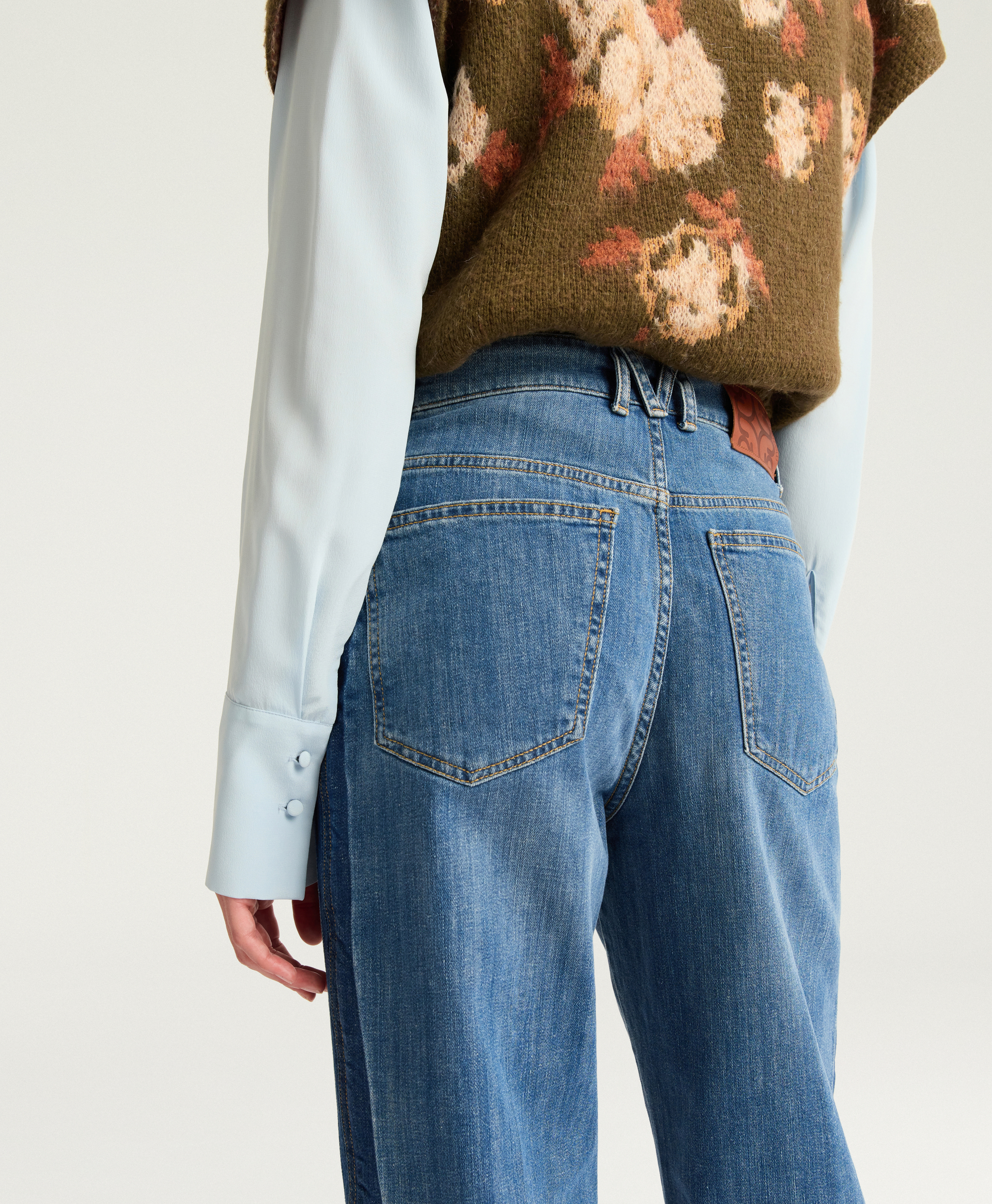 AIDAN PANTS IN 10 0Z INDIGIO DENIM - BLUE JEANS - Momonì