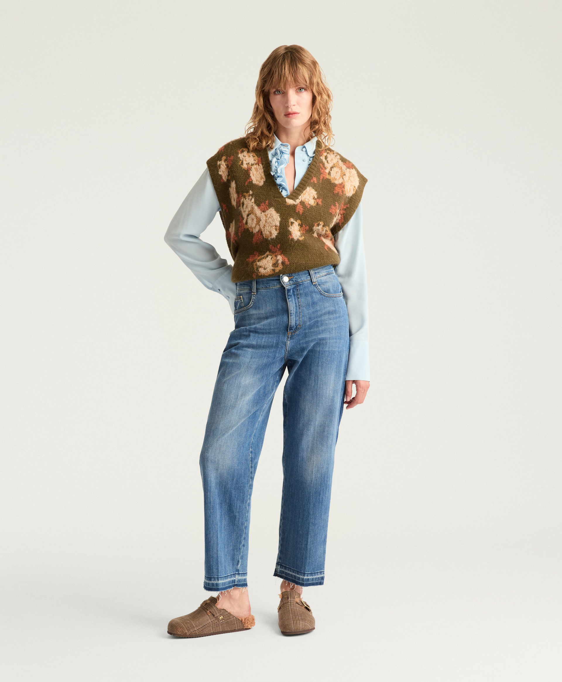 AIDAN PANTS IN 10 0Z INDIGIO DENIM - BLUE JEANS - Momonì