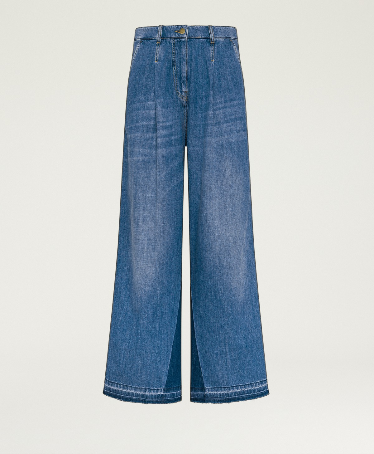 OAK PANTS IN 8 OZ INDIGO DENIM - BLUE JEANS - Momonì