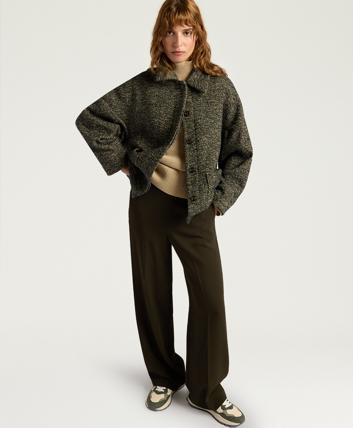 PANTALONES PHILIP DE CADY VISCOSA STRETCH - VERDE OSCURO - Momonì