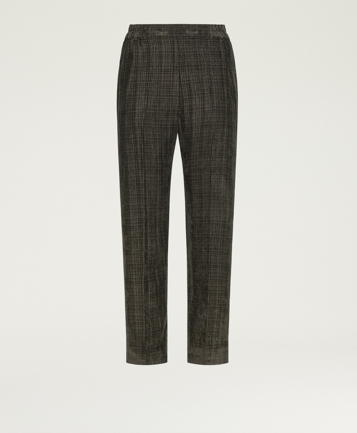 PANTALONES WILLOW DE MICROPANA TEXTURIZADA - BOSQUE - Momonì