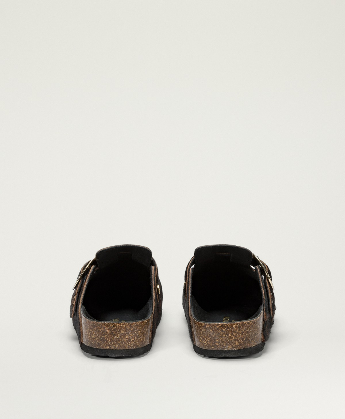REIWA SHOES IN PRINTED CAVALLINO - CARAMEL/BLACK - Momonì