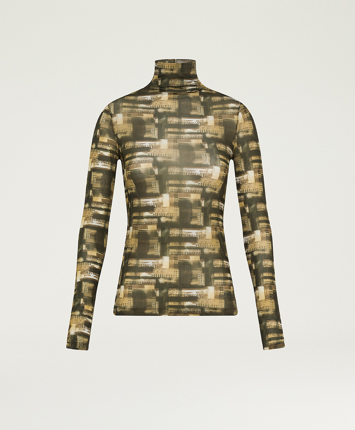 TSHIRT INE IN NYLON STAMPATO - MULTICOLOR ARMY - Momonì