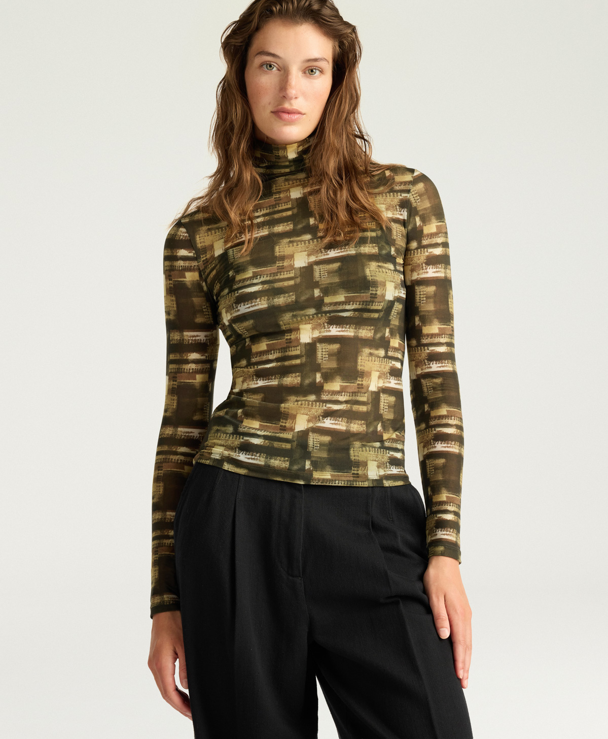 TSHIRT INE IN NYLON STAMPATO - MULTICOLOR ARMY - Momonì