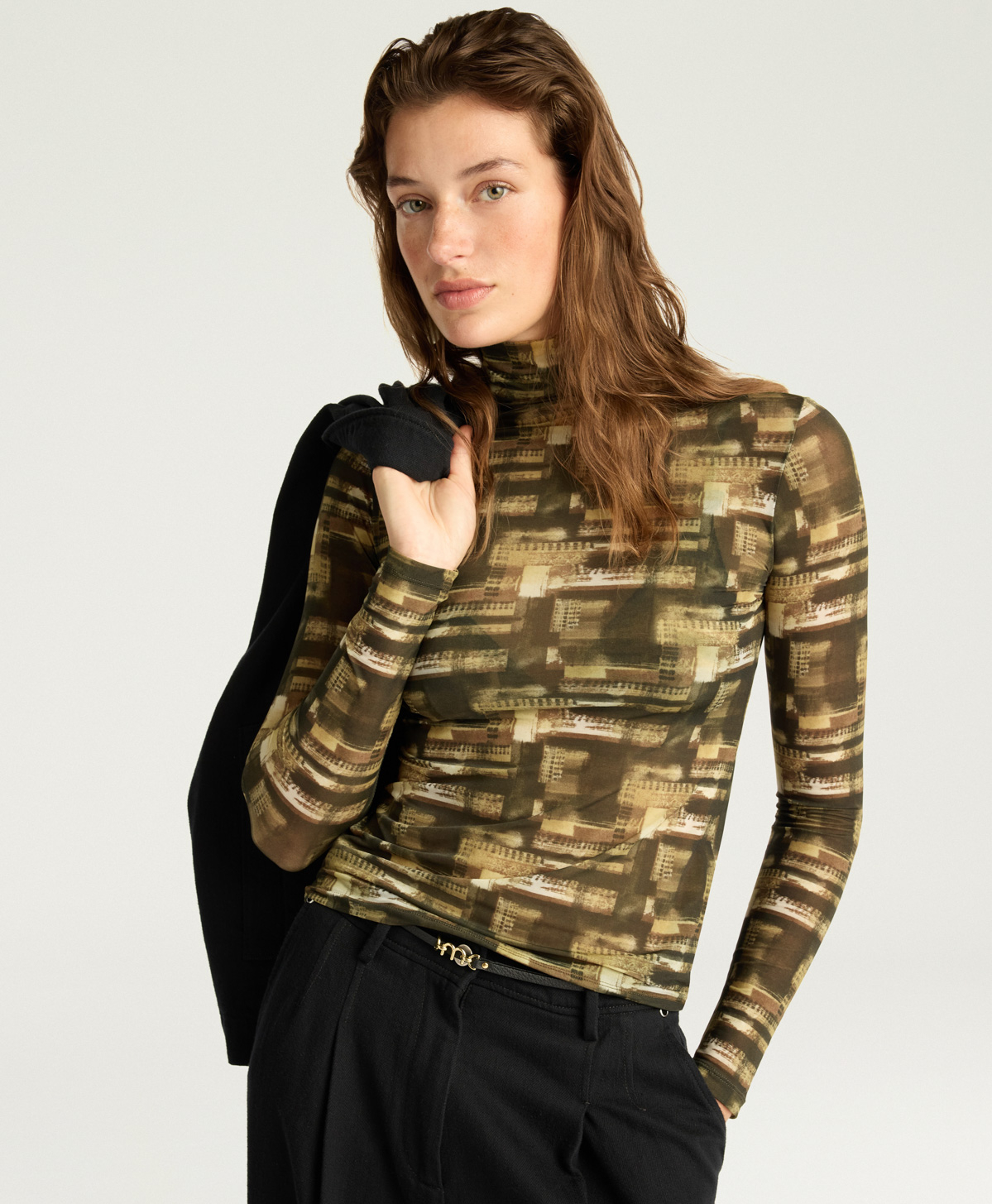 TSHIRT INE IN NYLON STAMPATO - MULTICOLOR ARMY - Momonì