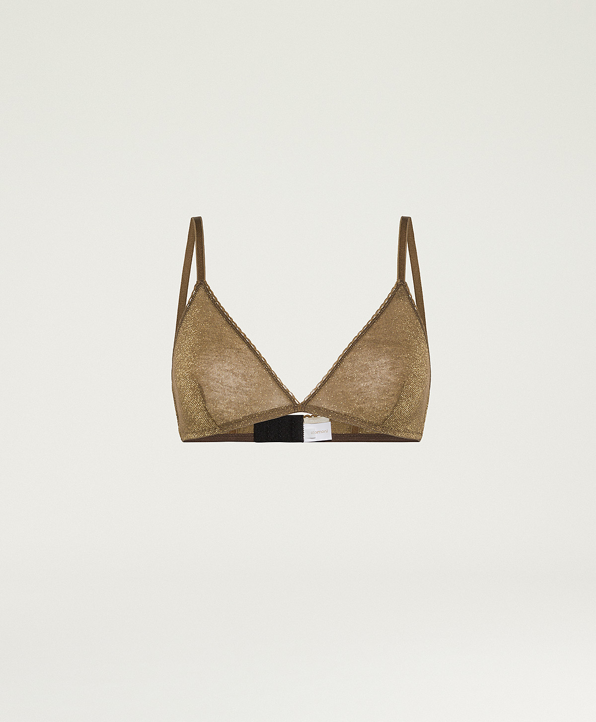 SOUTIEN-GORGE AMETHIST EN JERSEY LUREX UNI - CIGARE - Momonì
