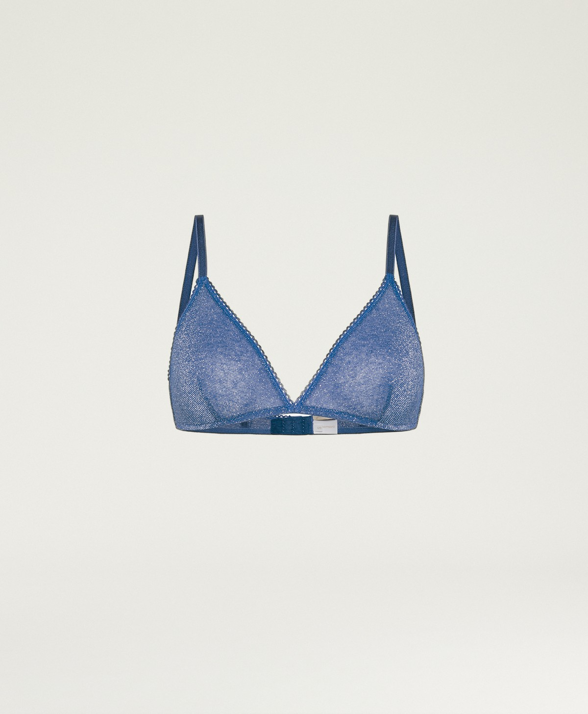 AMETHIST BRA IN SOLID COLOUR LUREX JERSEY - SUGAR PAPER - Momonì