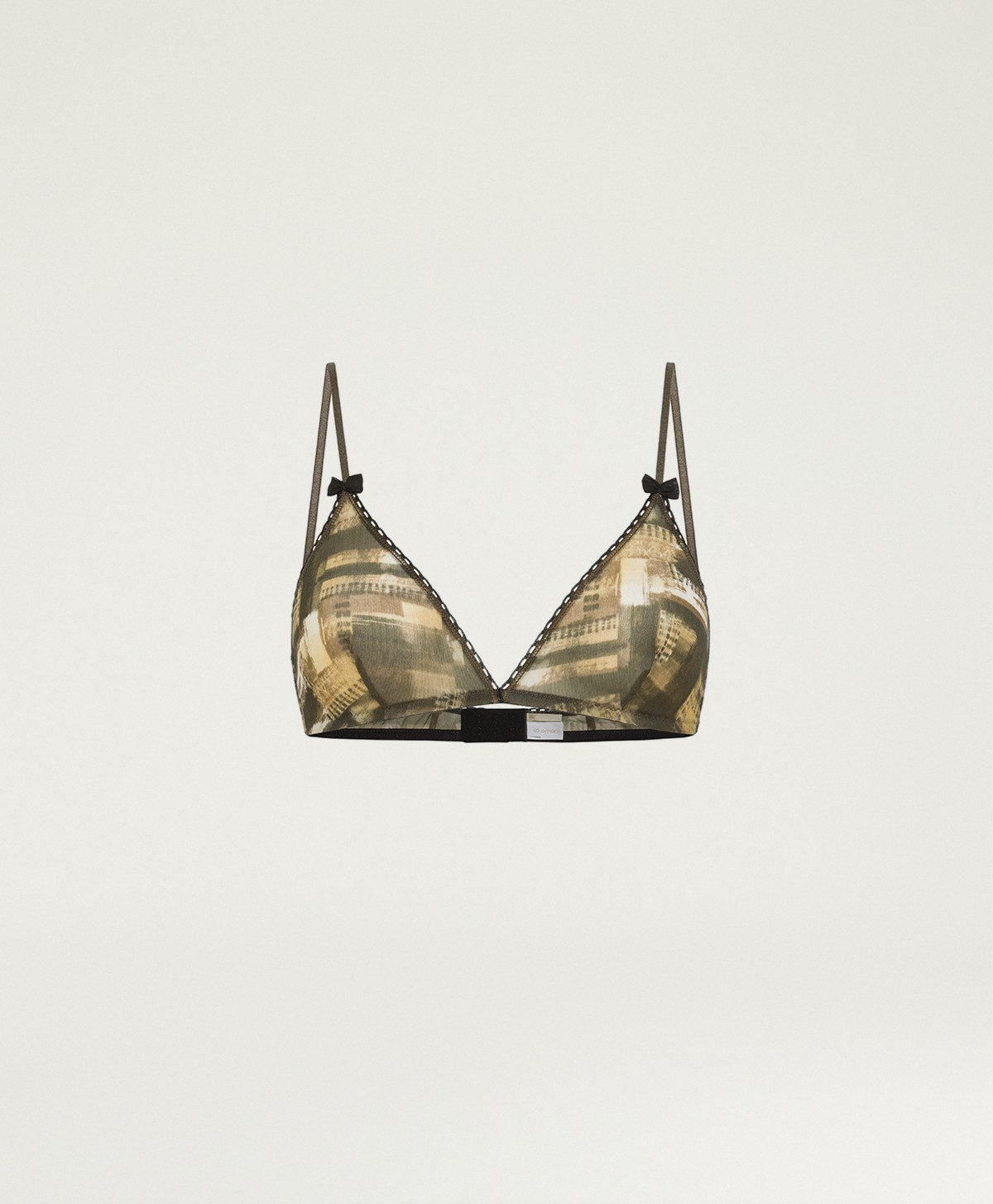 SOUTIEN-GORGE AMETHIST EN NYLON IMPRIMÉ - MULTICOLORE ARMY - Underwear - Momonì