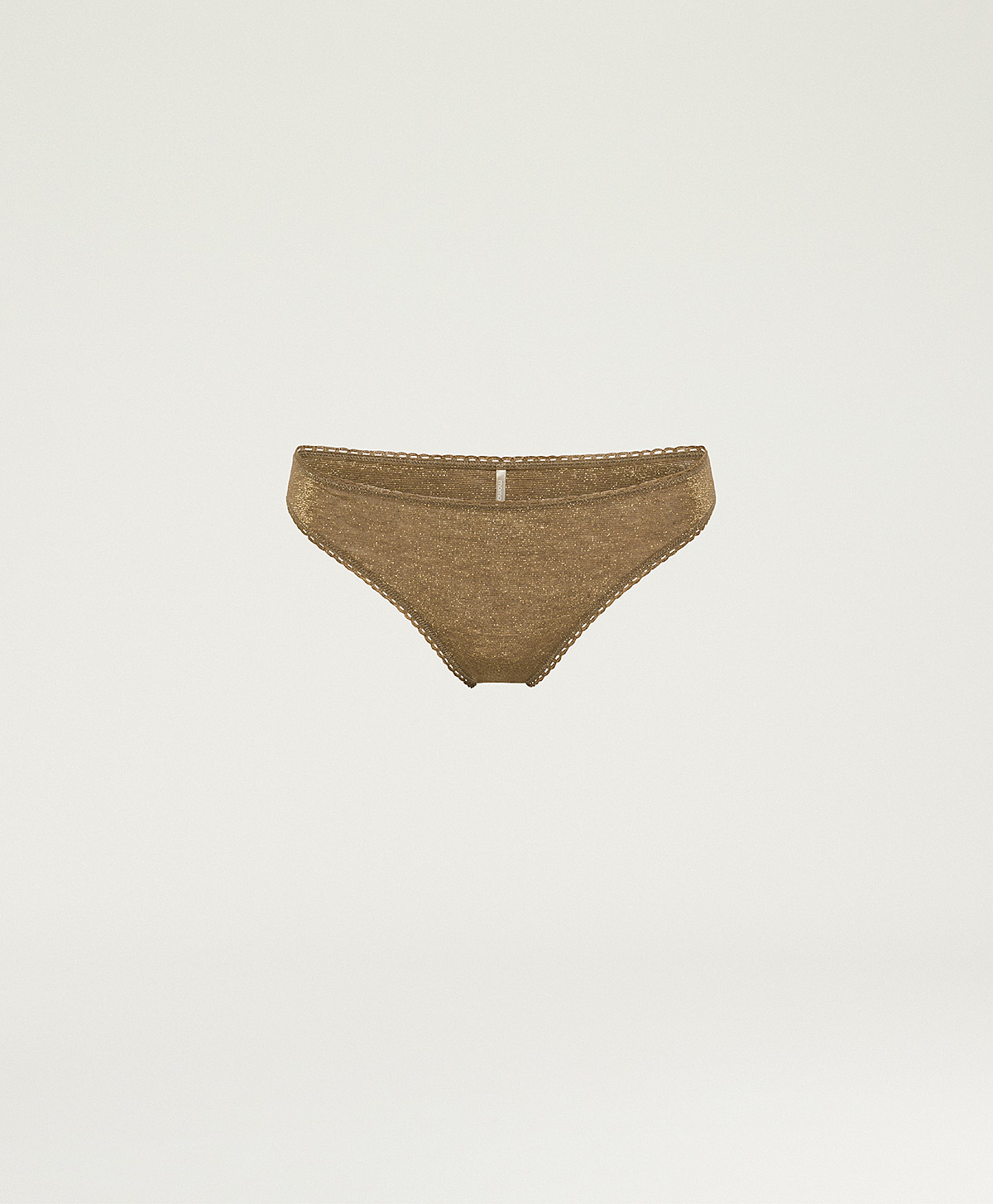 SLIP ARCA EN JERSEY LUREX UNI - CIGARE - Momonì