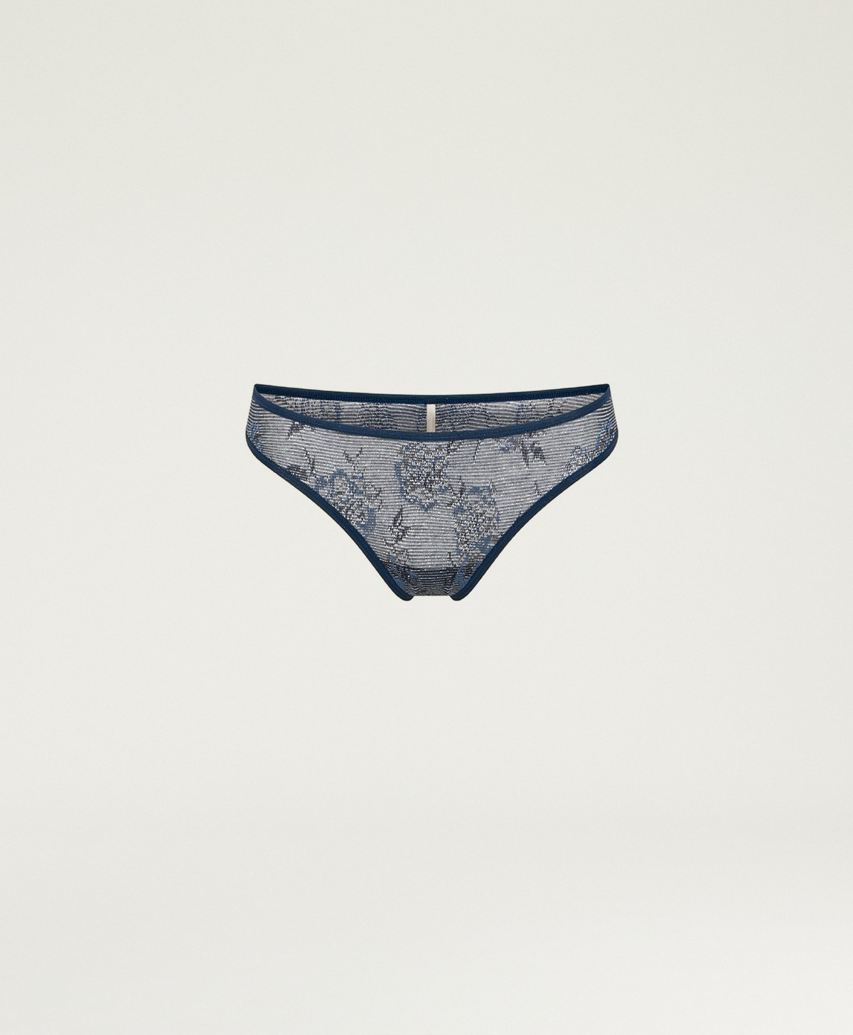 SLIP ARCA EN JERSEY JACQUARD LUREX - MULTICOLORE BLEU - Momonì