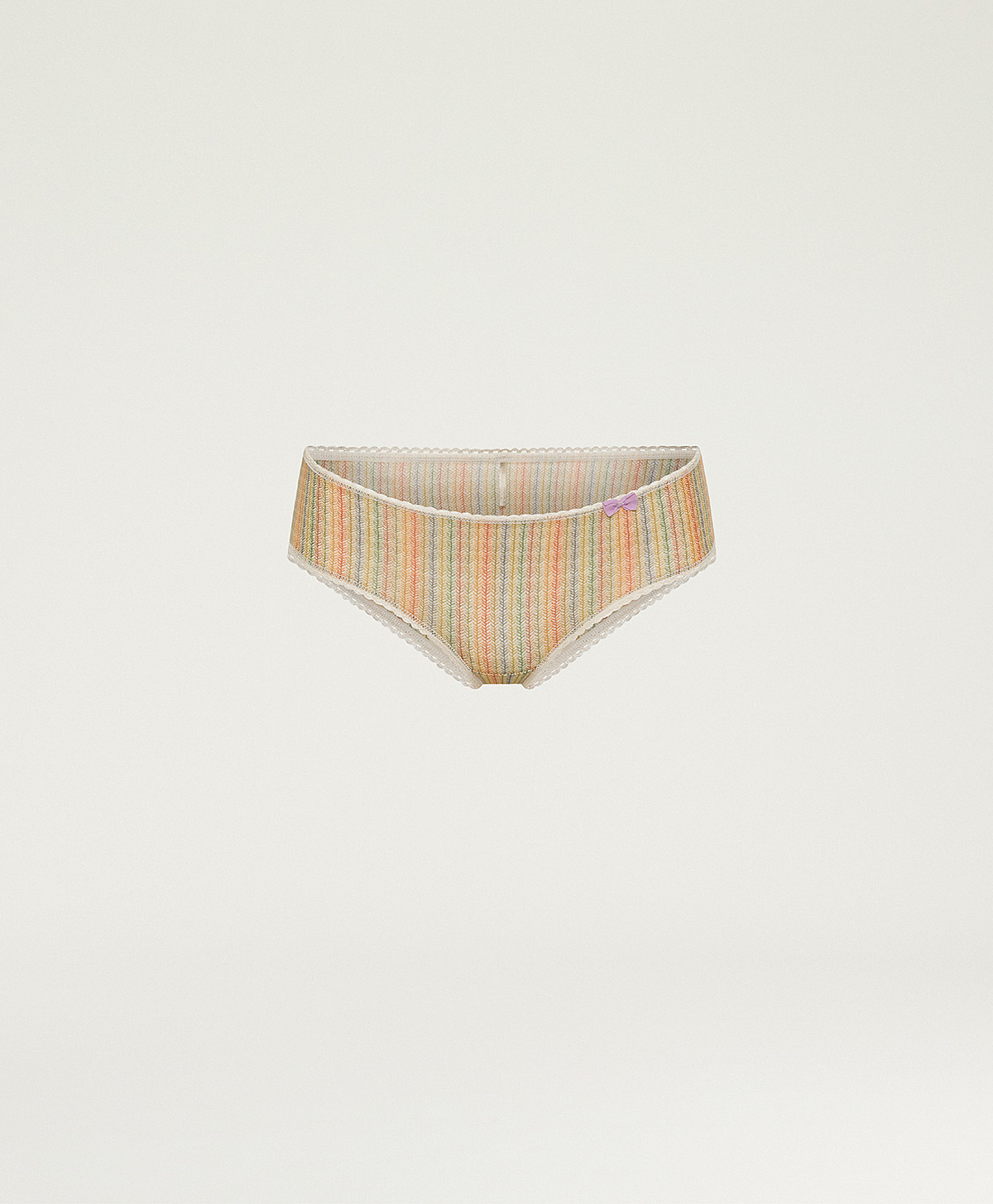 SLIP AMACA EN NYLON IMPRIMÉ - MULTICOLORE BEIGE - Momonì