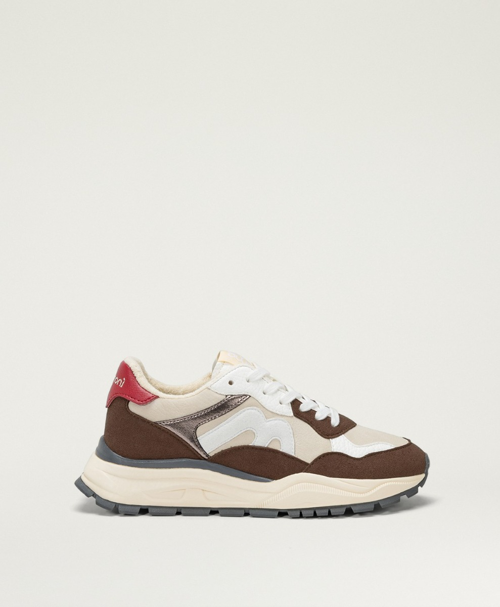 PUFFIN SHOES 100% ANIMAL FREE - BROWN MULTICOLOR - Momonì