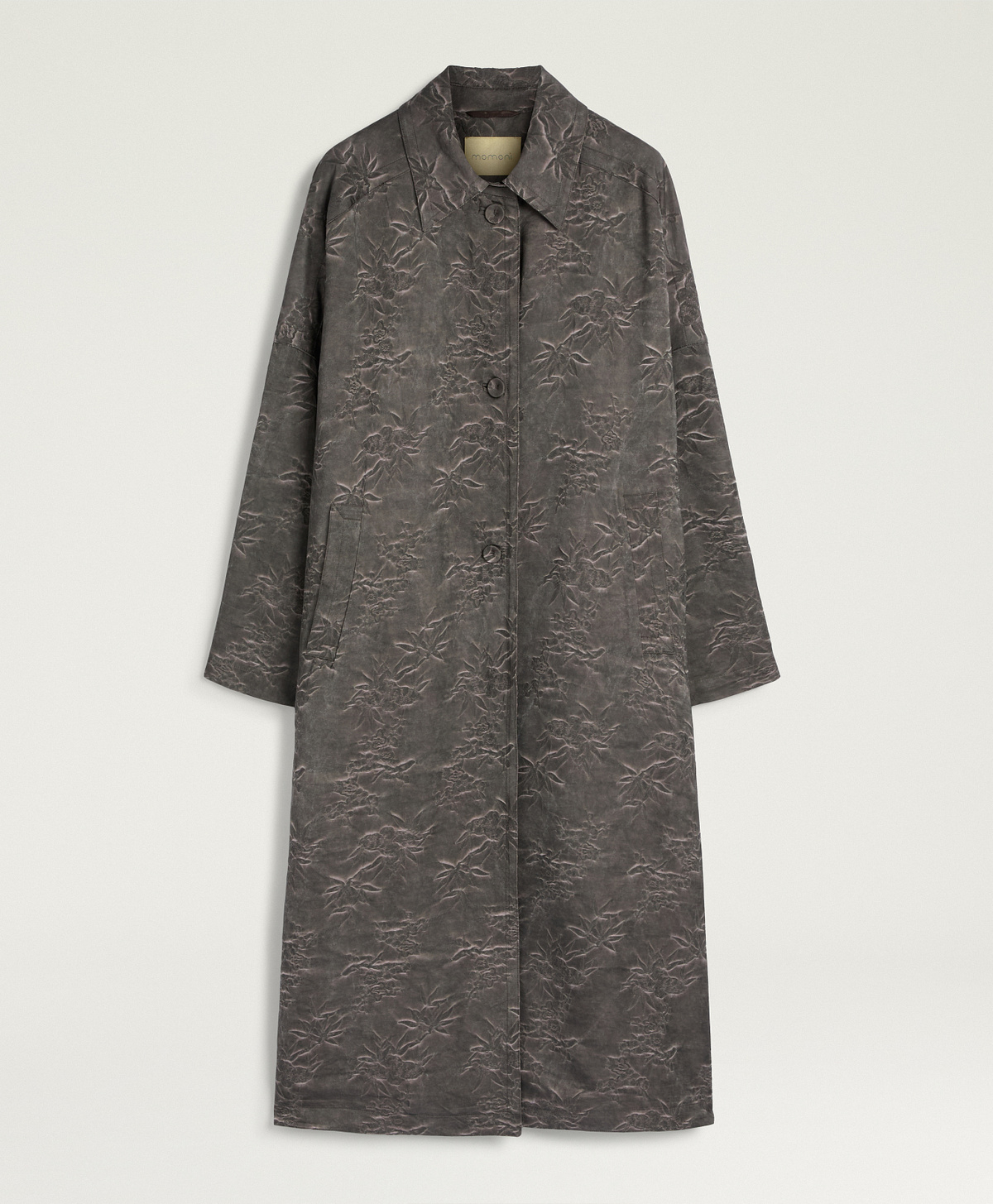 MANTEAU AZUL EN JACQUARD DE VISCOSE - BOUE - Momonì