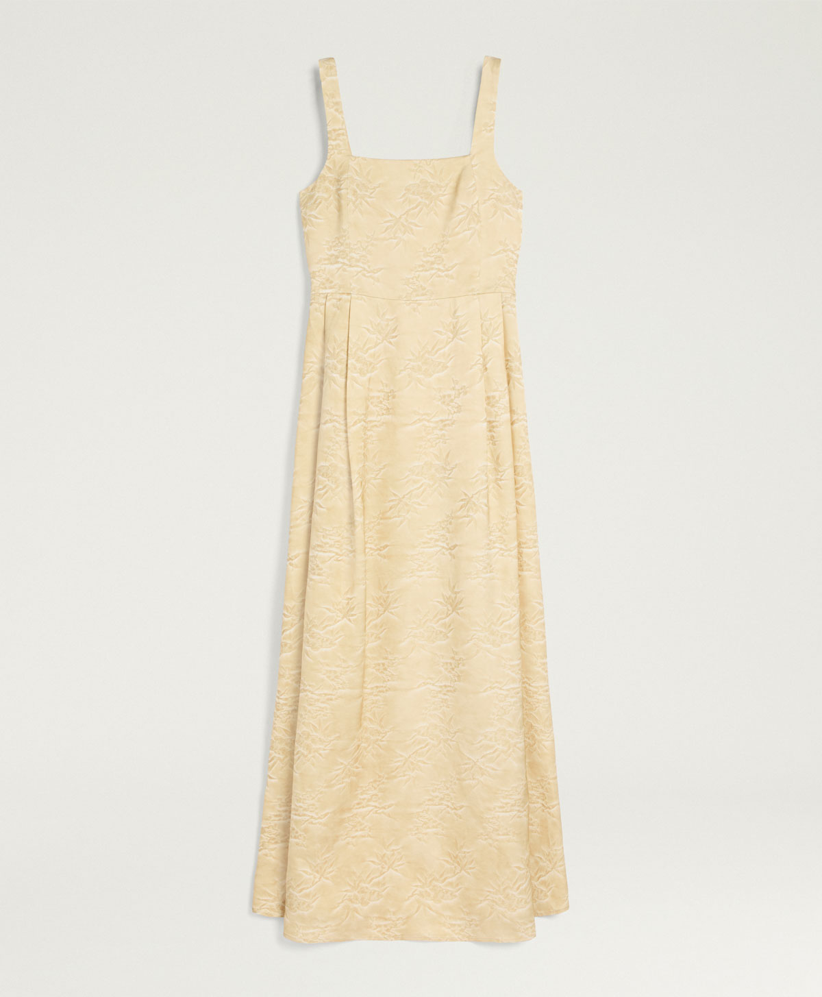 ROBE SONORA EN JACQUARD DE VISCOSE - CHAMPAGNE - Momonì