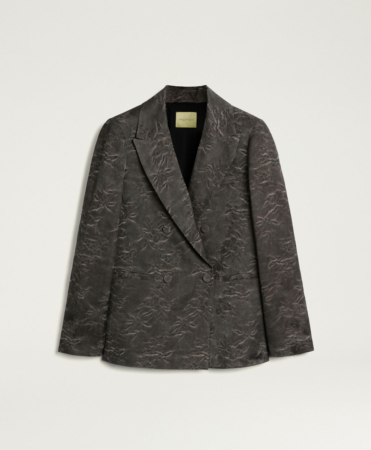 VESTE SANCHEZ EN JACQUARD DE VISCOSE - BOUE - Momonì