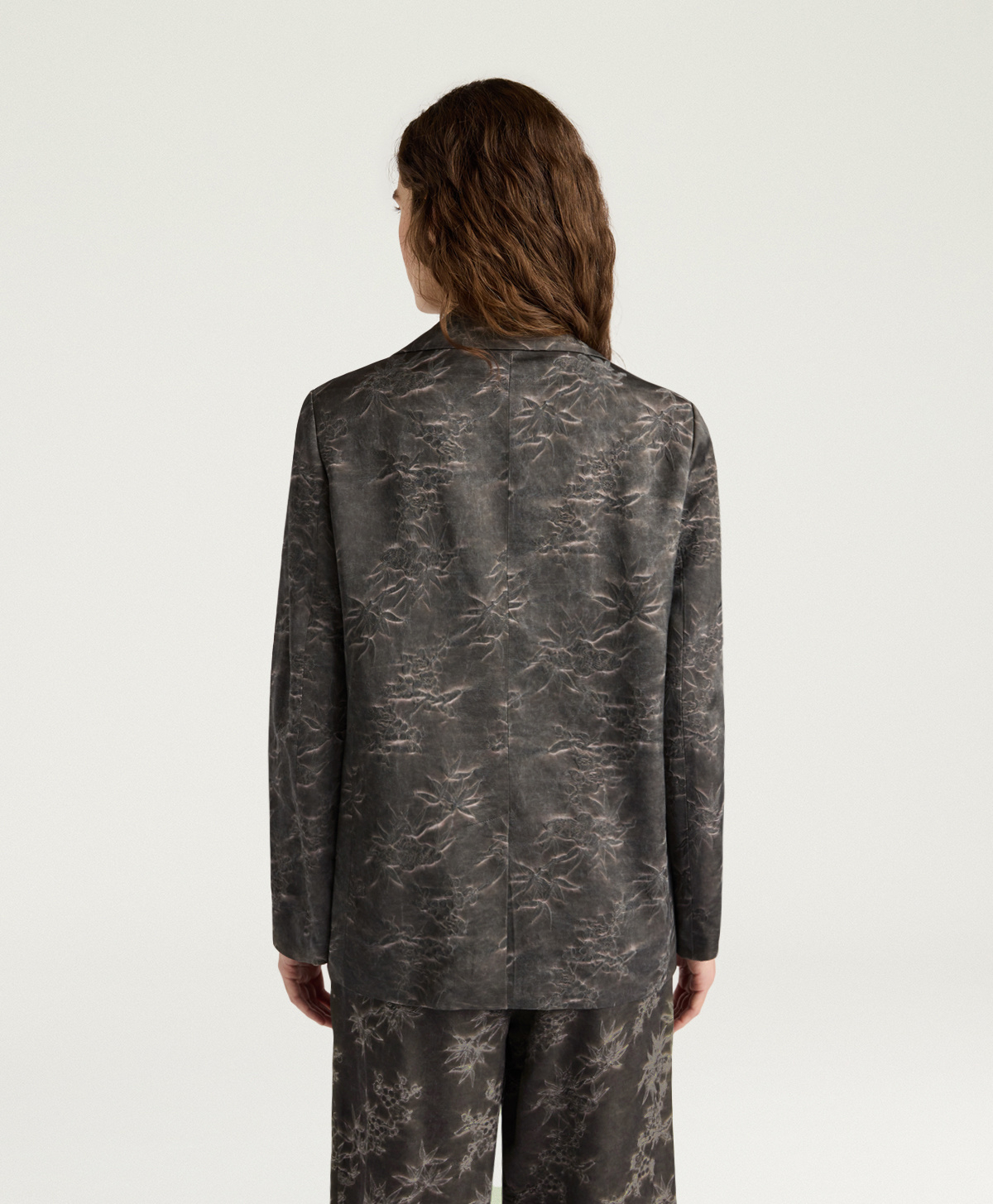 VESTE SANCHEZ EN JACQUARD DE VISCOSE - BOUE - Momonì