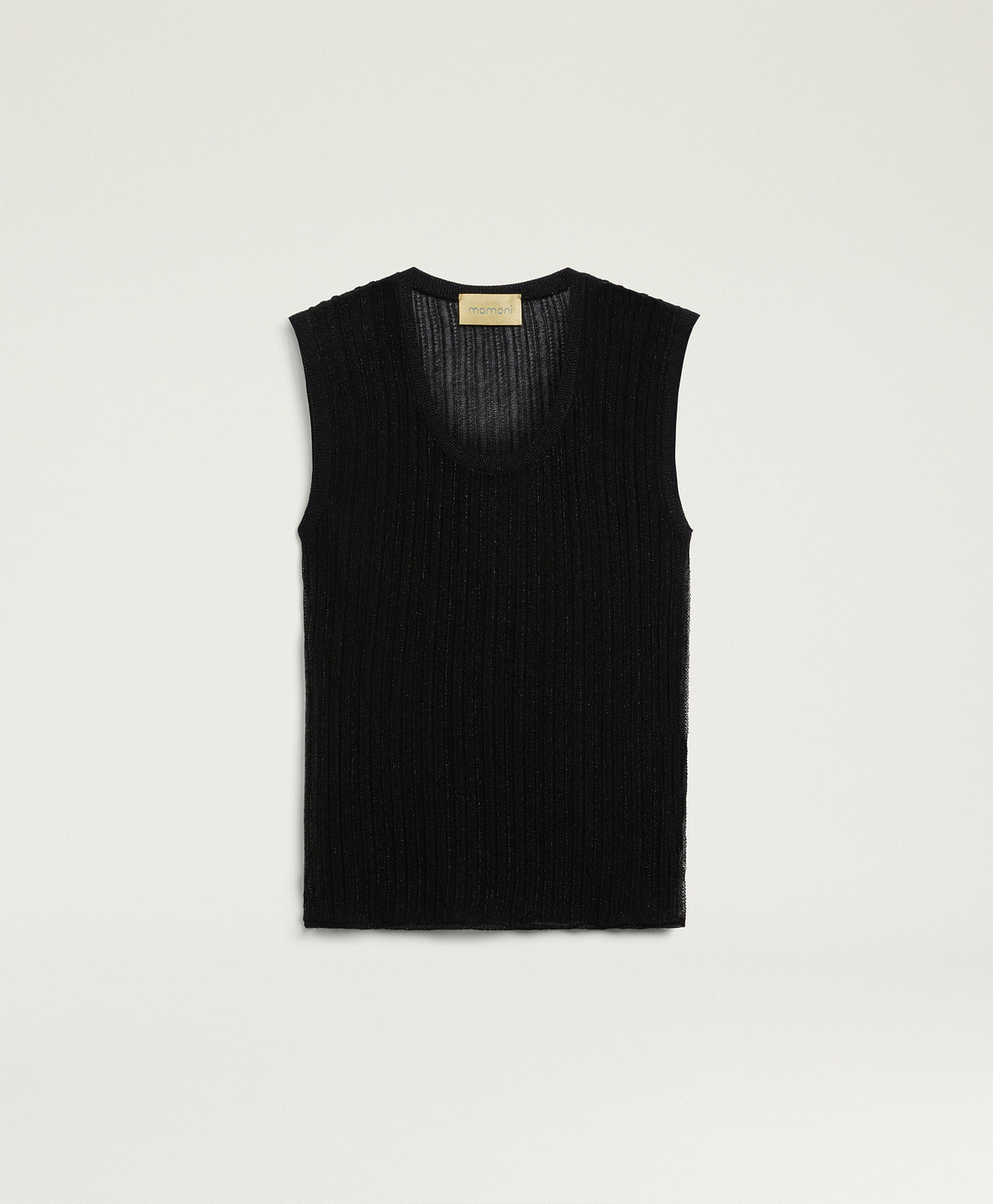 MAGLIA TAKODA IN LUREX MIX PUNTI - NERO - Momonì