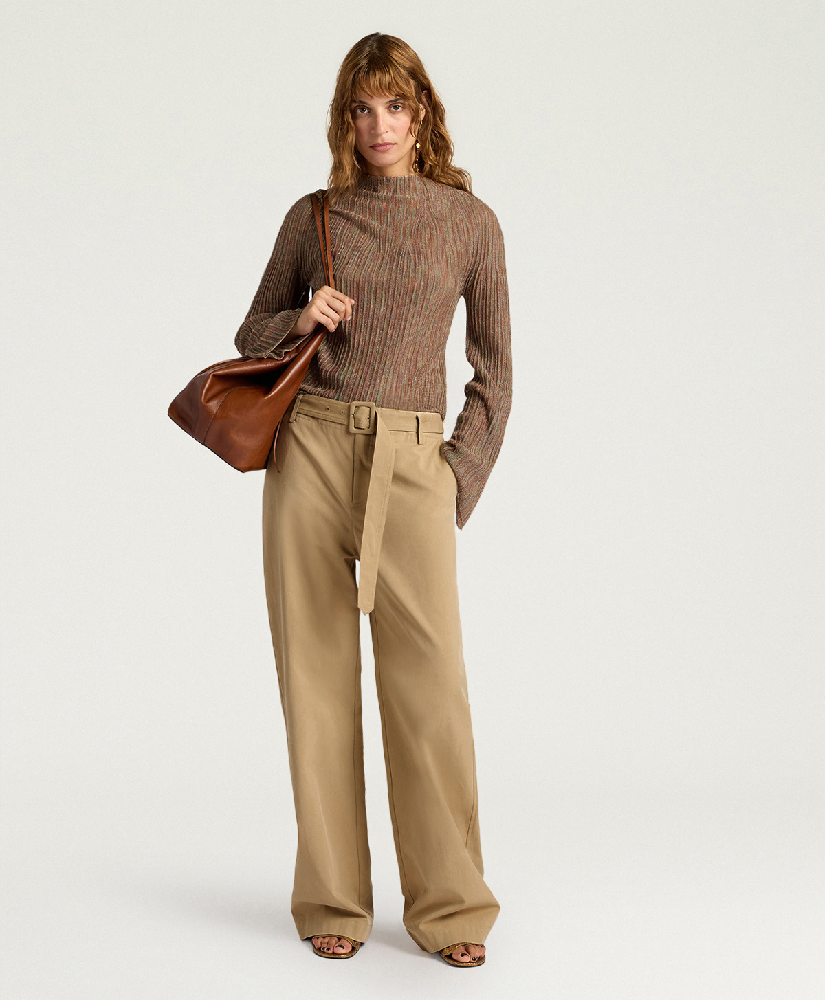 MAGLIA MIRAFLORES IN LUREX MIX PUNTI - MULTICOLOR ARANCIO - Momonì