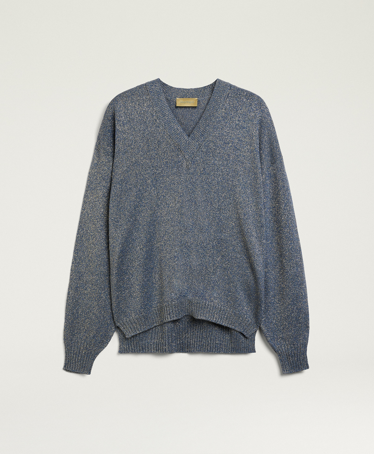 MAGLIA WILLIAM IN LUREX A PUNTO PIATTO - CARTA DA ZUCCHERO - Momonì