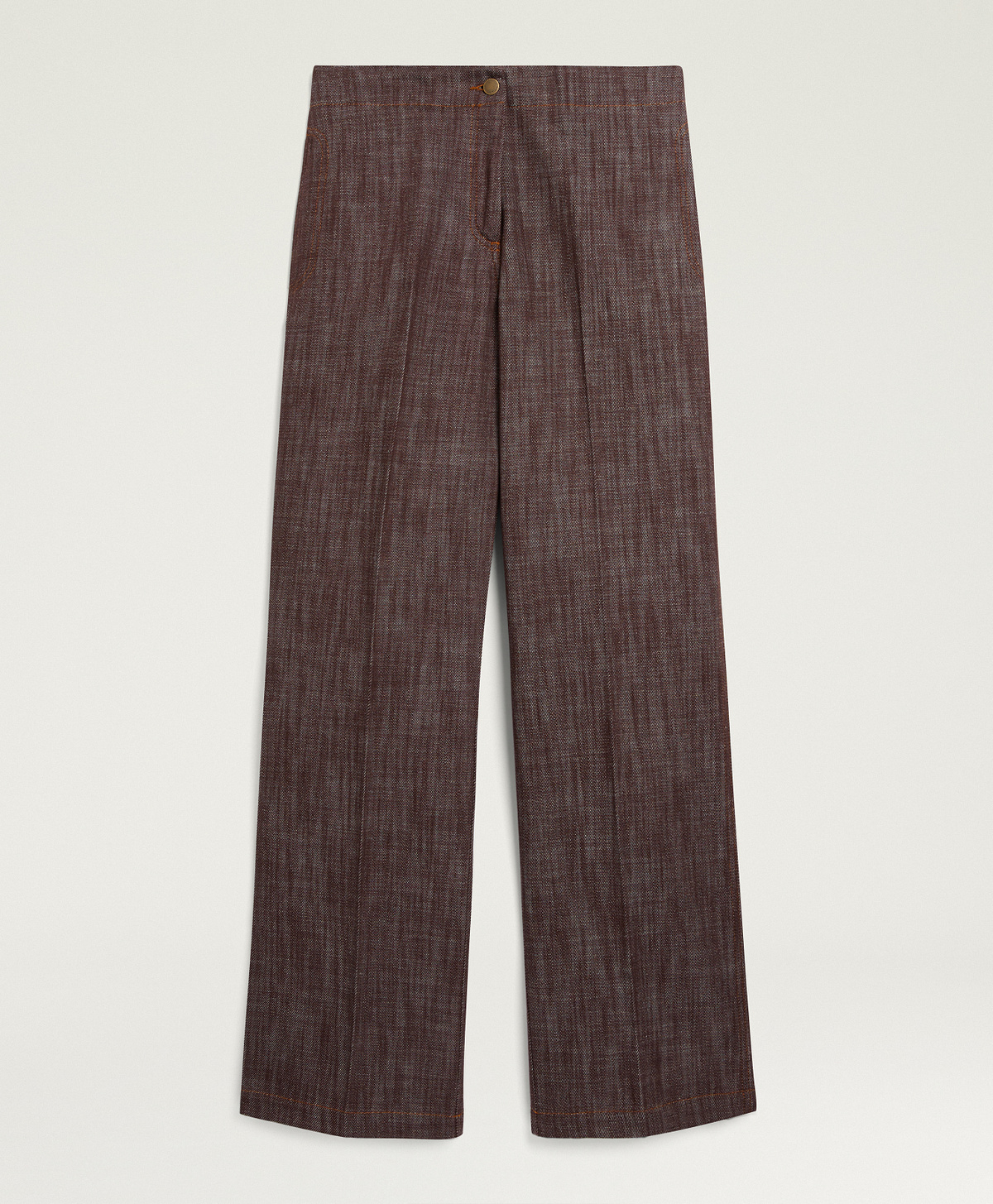 PANTALONI CHIMAYO IN DENIM - MORO - Momonì