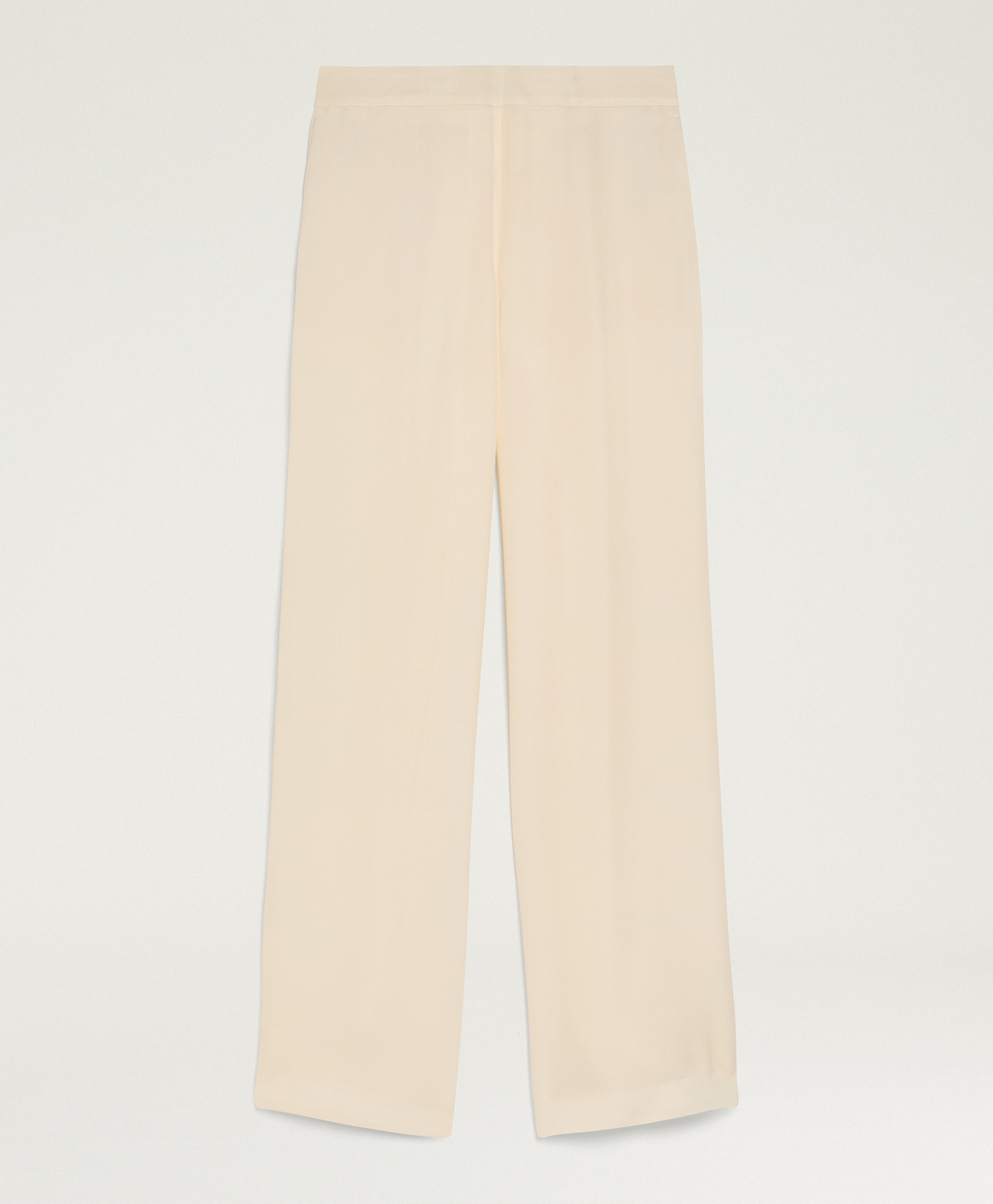 PANTALONI MARAJO IN CADY DI VISCOSA UNITO - CREMA - Momonì