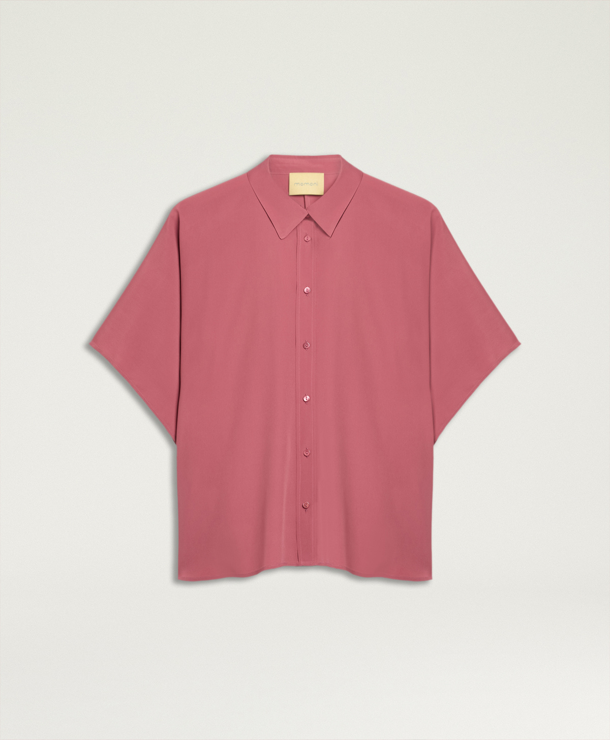 CAMICIA BROOKLYN IN ACETATO SETA UNITO - MALVA - Momonì