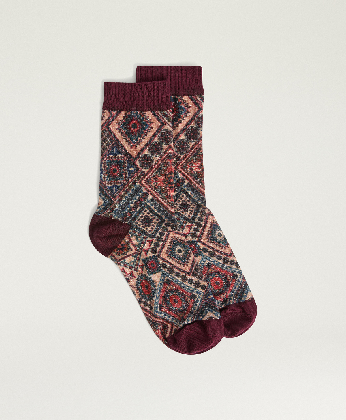 CALZINI NANAMI STAMPATI - MULTICOLOR ROSATO - Momonì