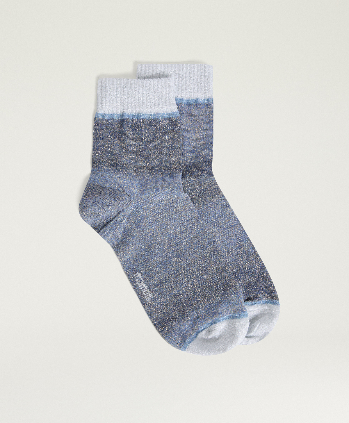 CALZINI ROJO IN LUREX MELANGE - MULTICOLOR AZZURRO - Momonì