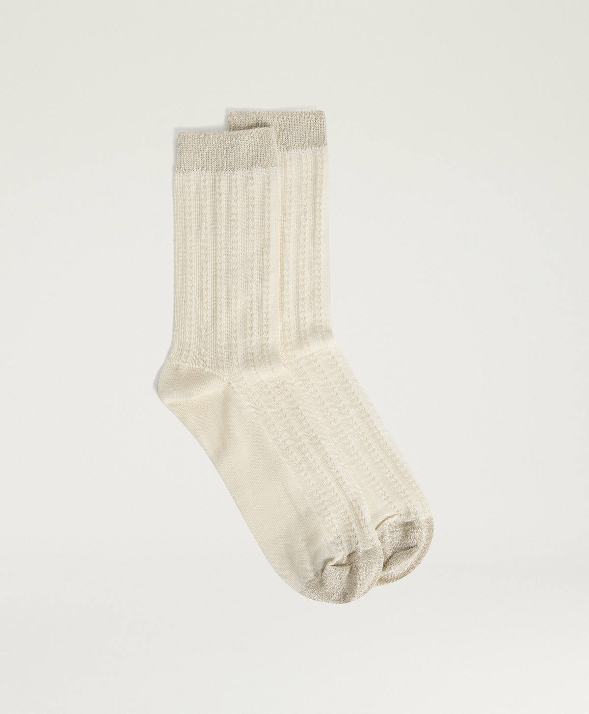 CALZINI PECOS IN FILO DI SCOZIA - PANNA - Shoes and accessories - Momonì