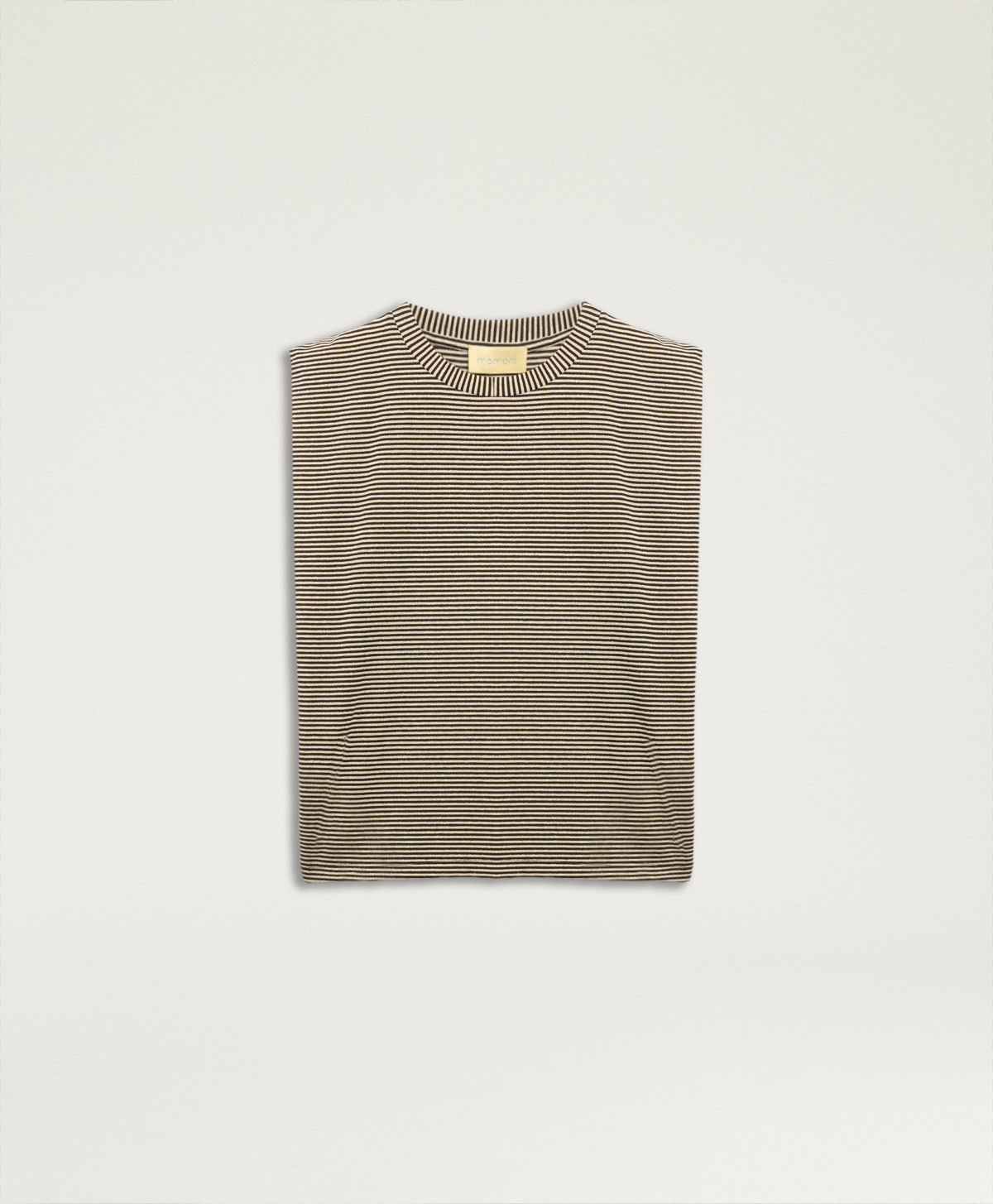 ENNA T-SHIRT IN STRIPED JERSEY - BLACK/CREAM - Momonì