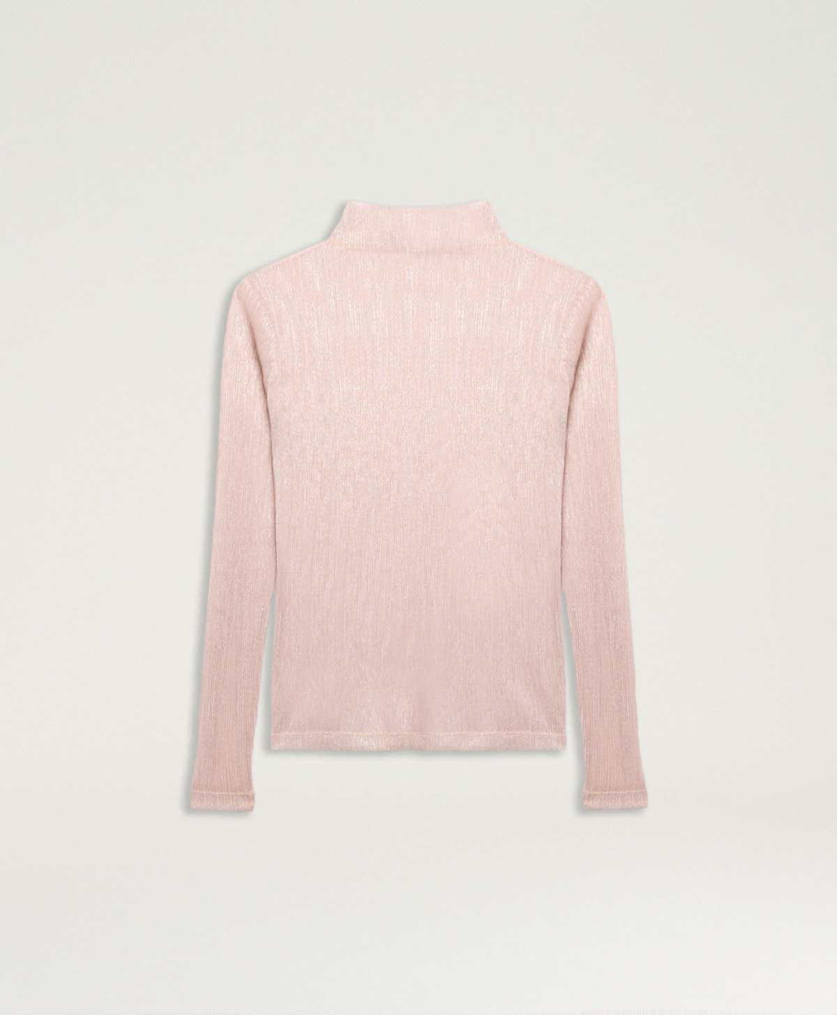 T-SHIRT INE EN JERSEY GAUFFRÉ AVEC LUREX - BOURGEON/CUIVRE - Momonì