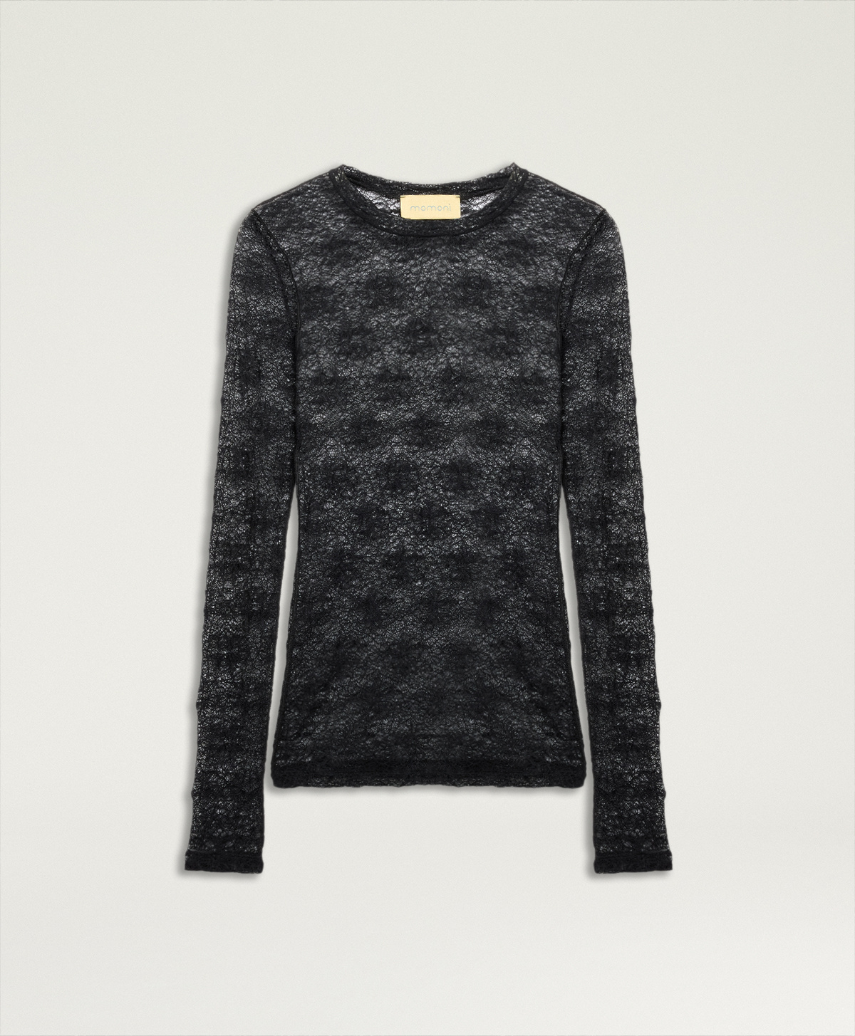 WAINA T-SHIRT IN LACE - BLACK - Momonì