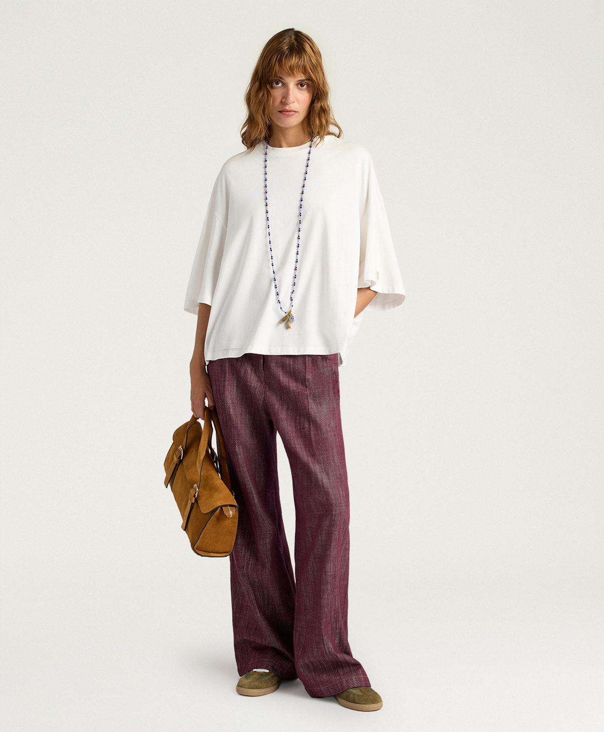 TSHIRT JORNADA IN JERSEY DI COTONE - BIANCO - Momonì