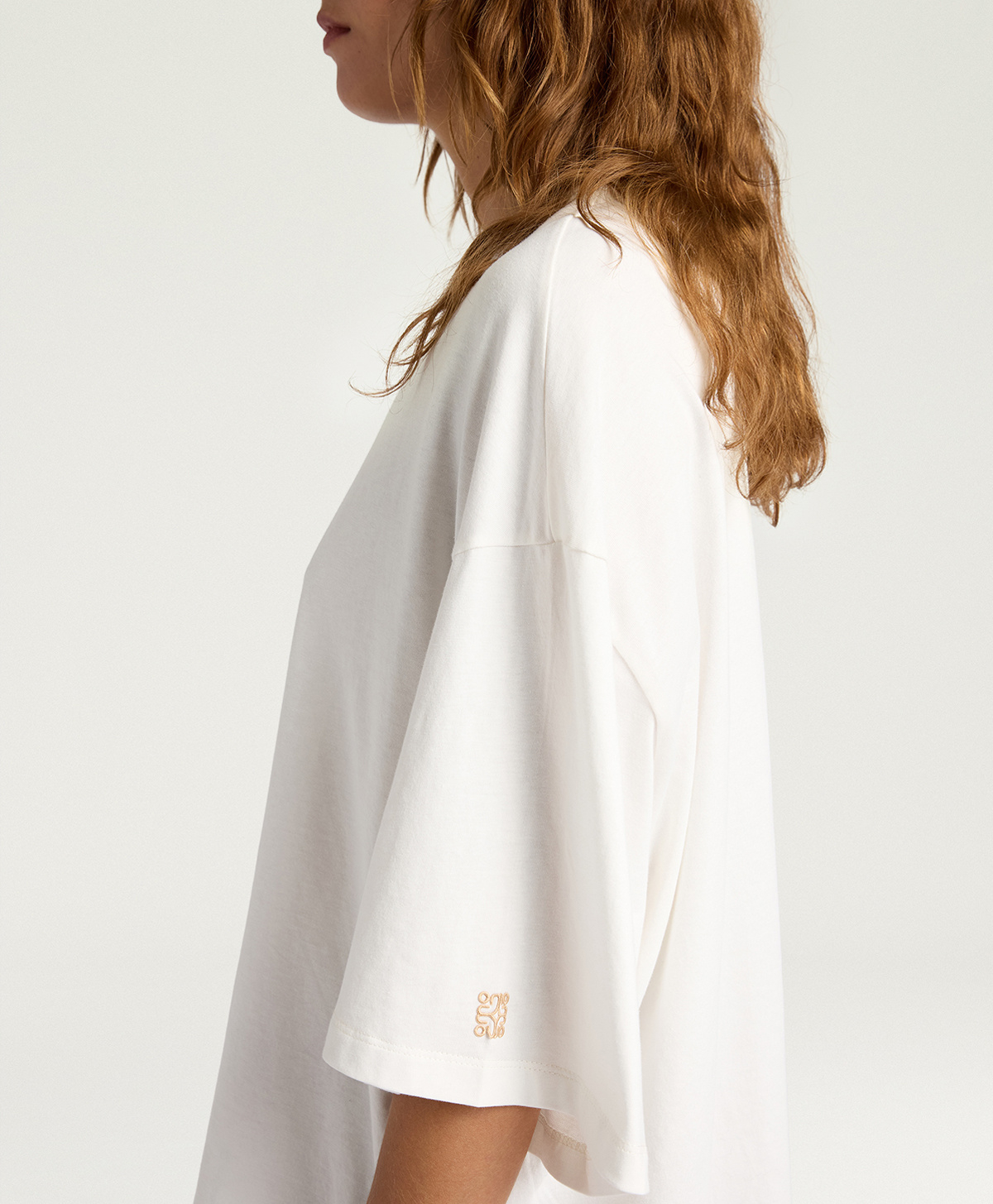 TSHIRT JORNADA IN JERSEY DI COTONE - BIANCO - Momonì