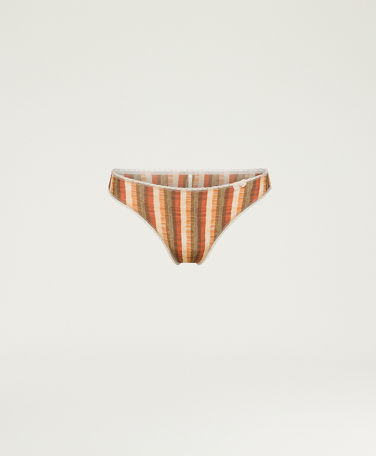 ARCA KNICKERS IN SOFT STRETCH CHARMEUSE - ORANGE MULTICOLOR - Momonì