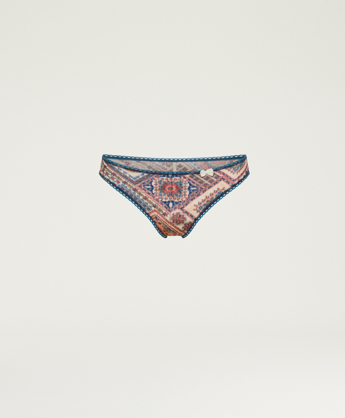 SLIP ARCA EN CHARMEUSE STRETCH DOUX - MULTICOLORE ROSÉ - Momonì