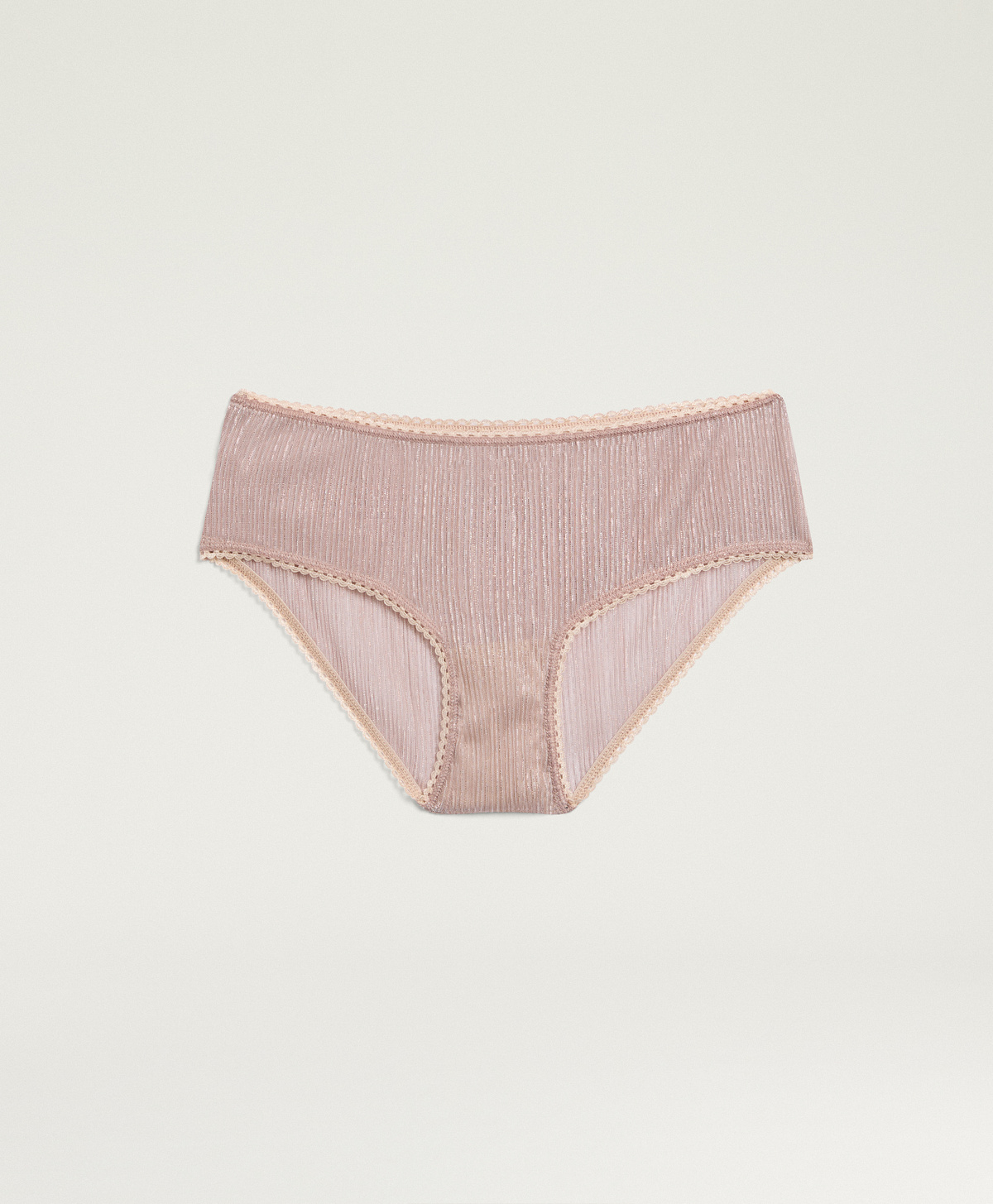 SLIP AMACA IN JERSEY GOFFRATO CON LUREX - BOCCIOLO/RAME - Momonì