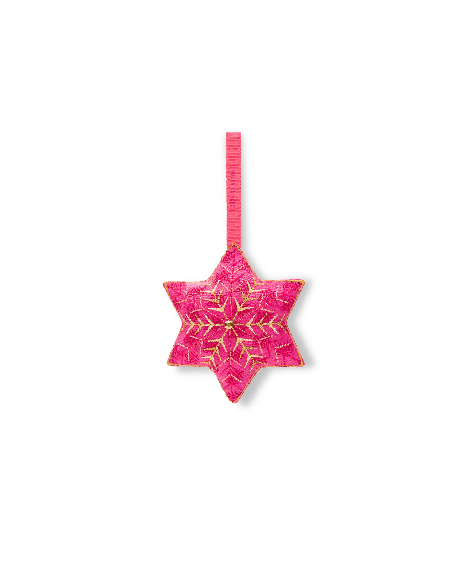 DÉCORATION EN FORME DE FLOCON DE NEIGE - ROSE - Momonì